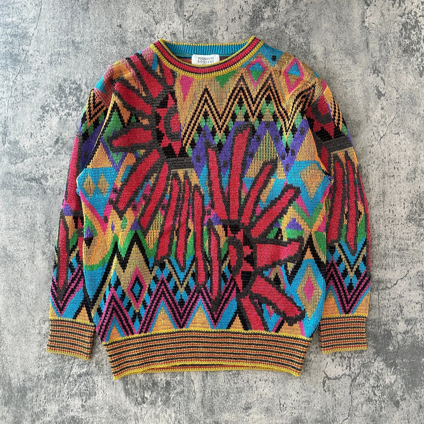 1980s Yoshiyuki Konishi Psychedelic Knit - 269archive