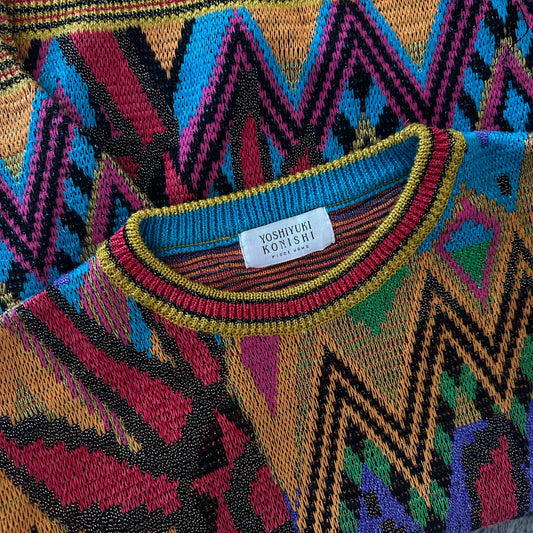 1980s Yoshiyuki Konishi Psychedelic Knit - 269archive