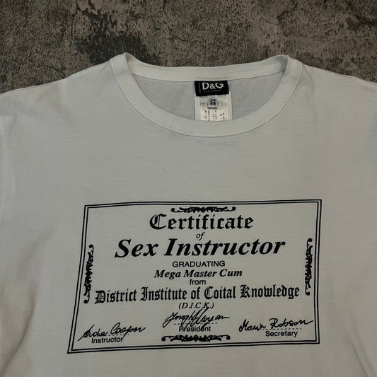 AW01 Dolce & Gabbana Sex Instructor Tee - 269archive