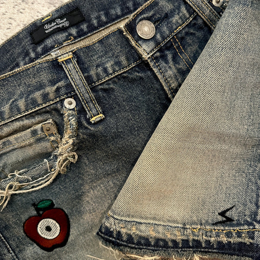 AW09 Undercover x Gilapple Distressed Mini Skirt - 269archive