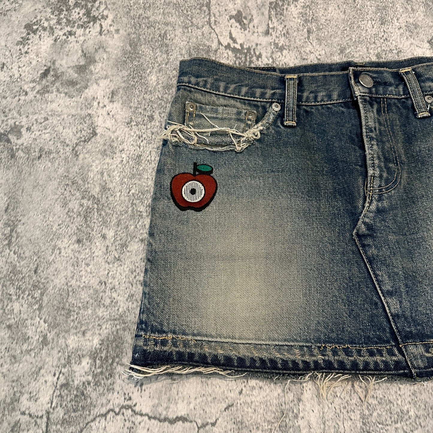 AW09 Undercover x Gilapple Distressed Mini Skirt - 269archive