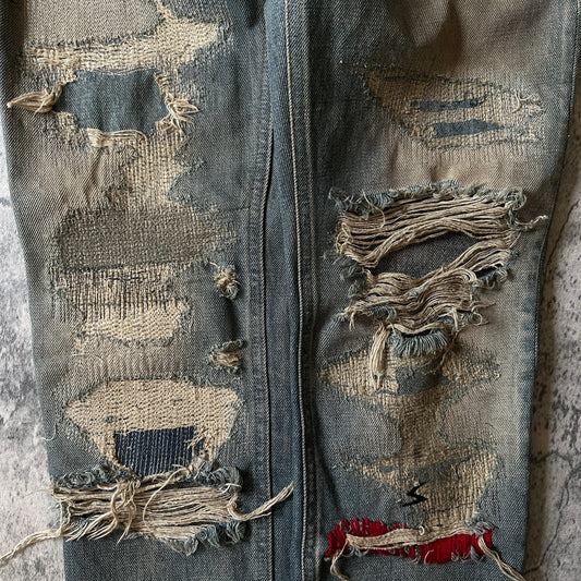 AW2004 Undercover “Red Yarn” 68 Denim - 269archive