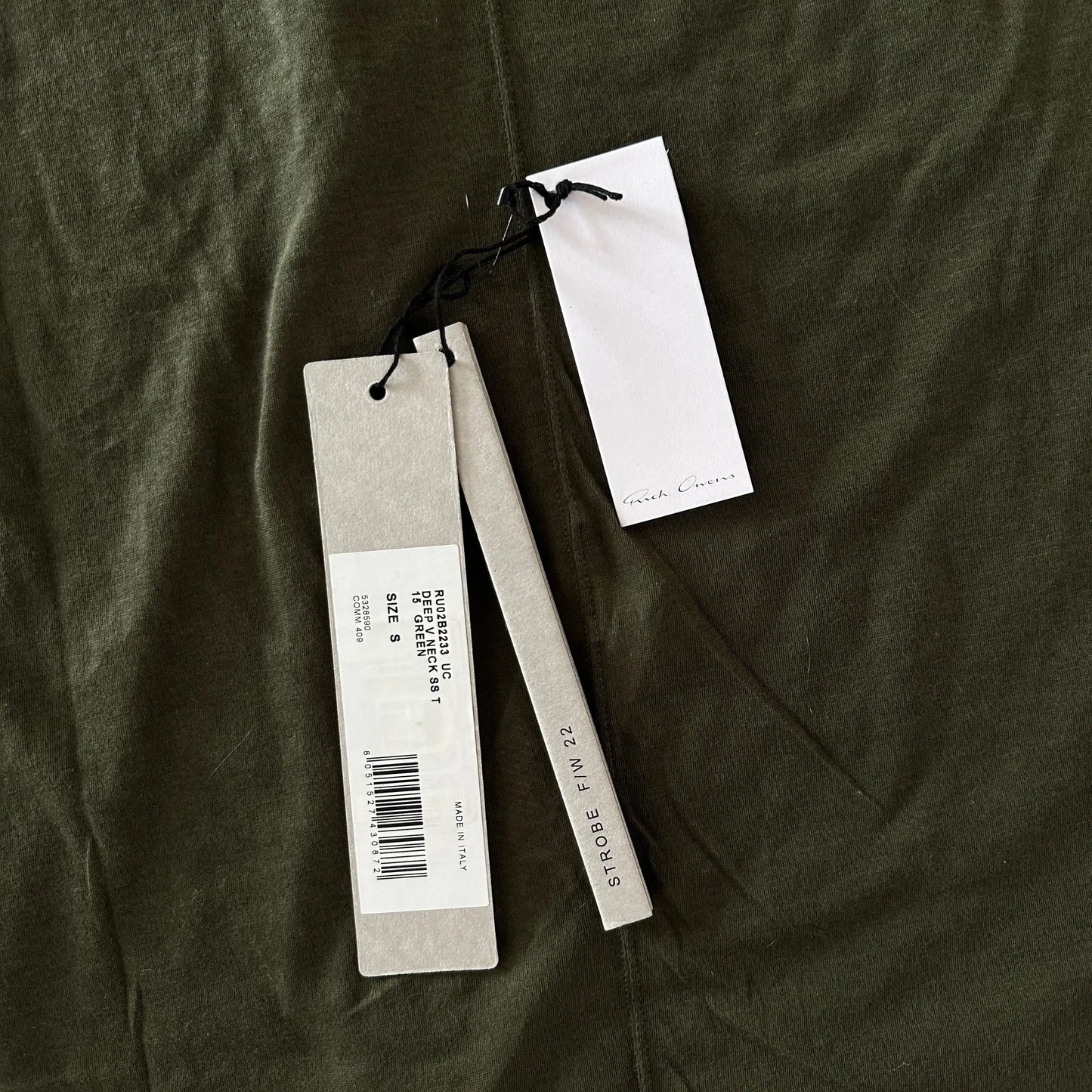 FW22 Rick Owens “STROBE” Dylan Tee - 269archive