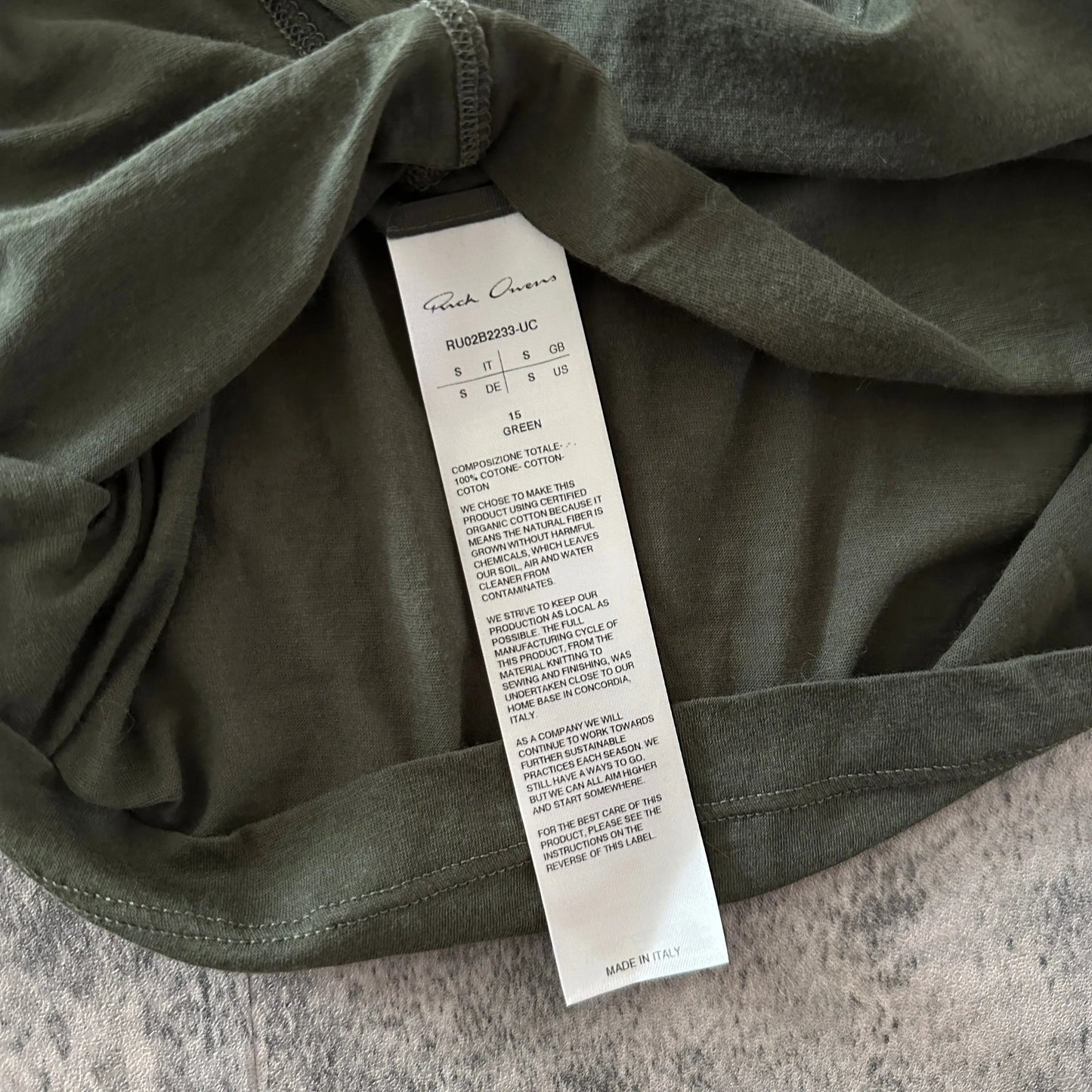 FW22 Rick Owens “STROBE” Dylan Tee - 269archive