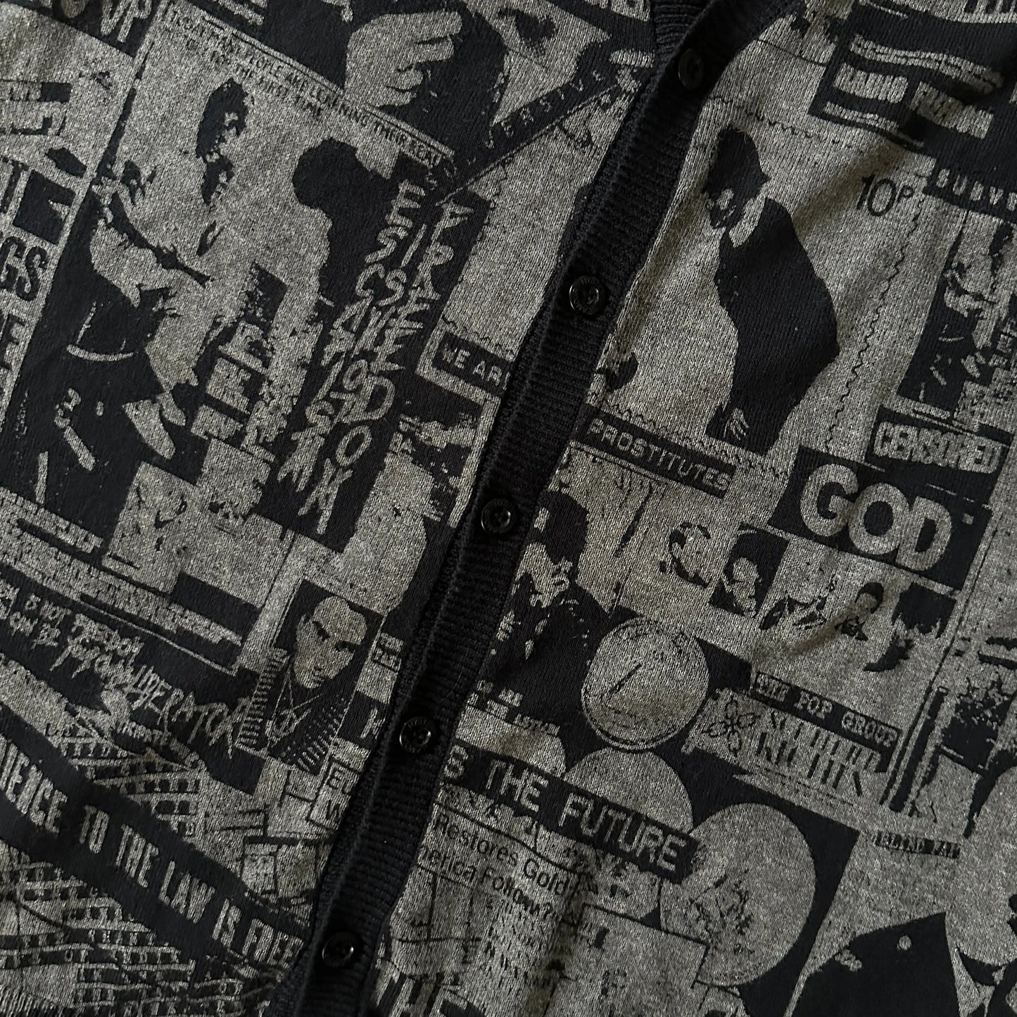 Hysteric Glamour x Marc Stewart Newspaper Vest - 269archive