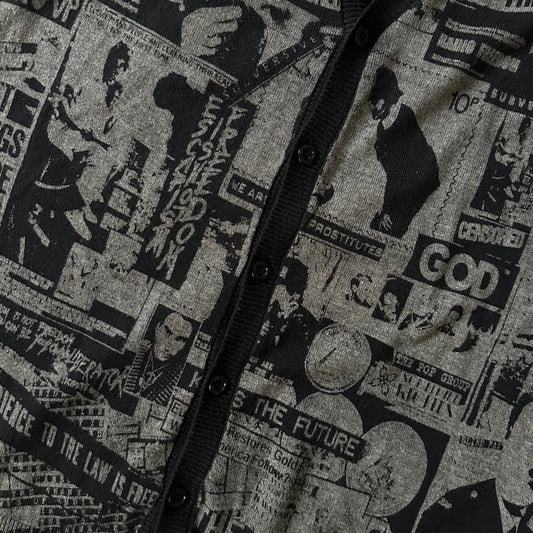 Hysteric Glamour x Marc Stewart Newspaper Vest - 269archive