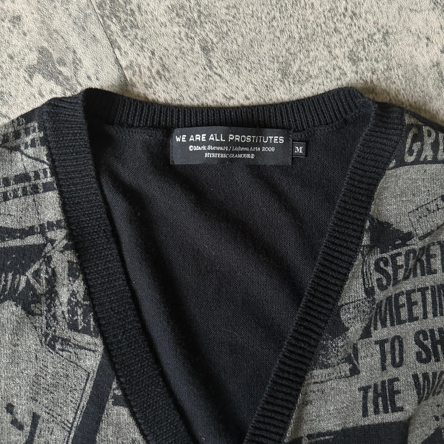 Hysteric Glamour x Marc Stewart Newspaper Vest - 269archive