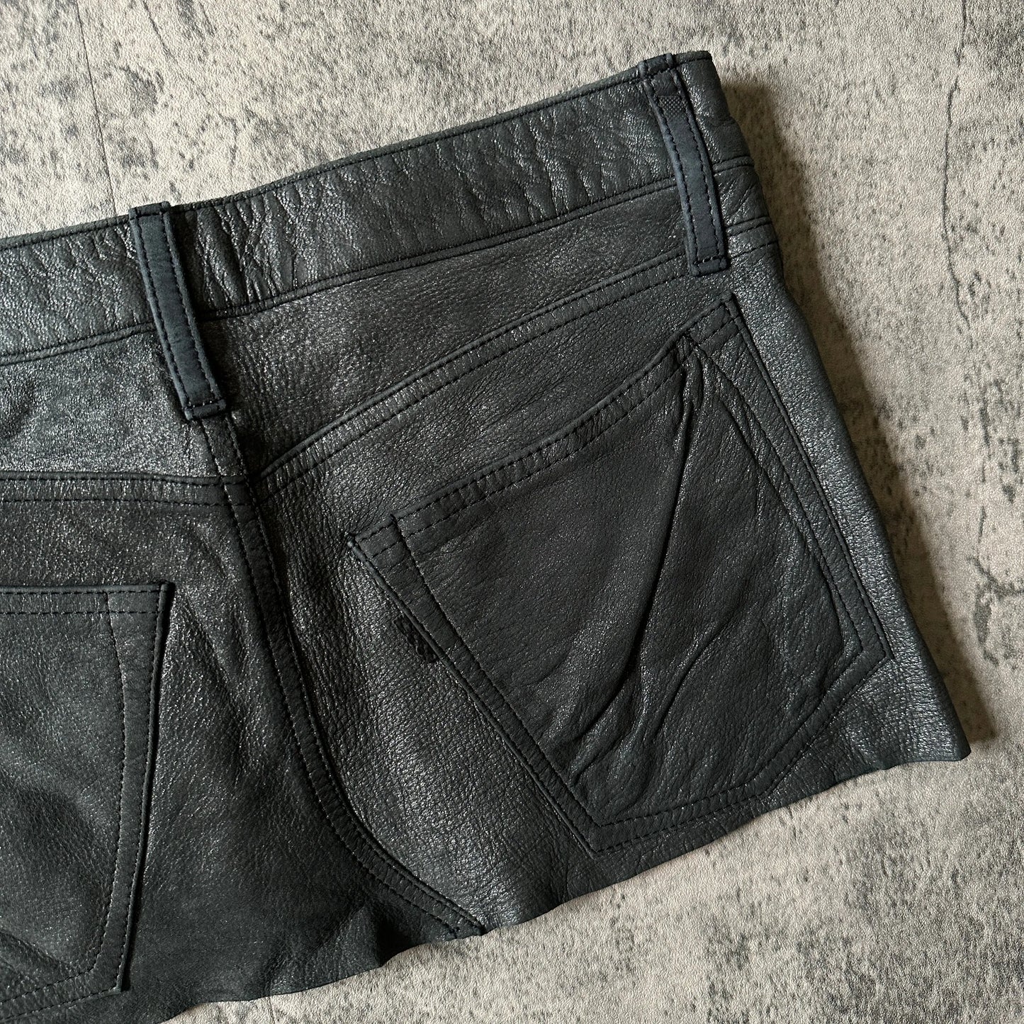 L.G.B “Micromini Galaxy” Leather Skirt - 269archive