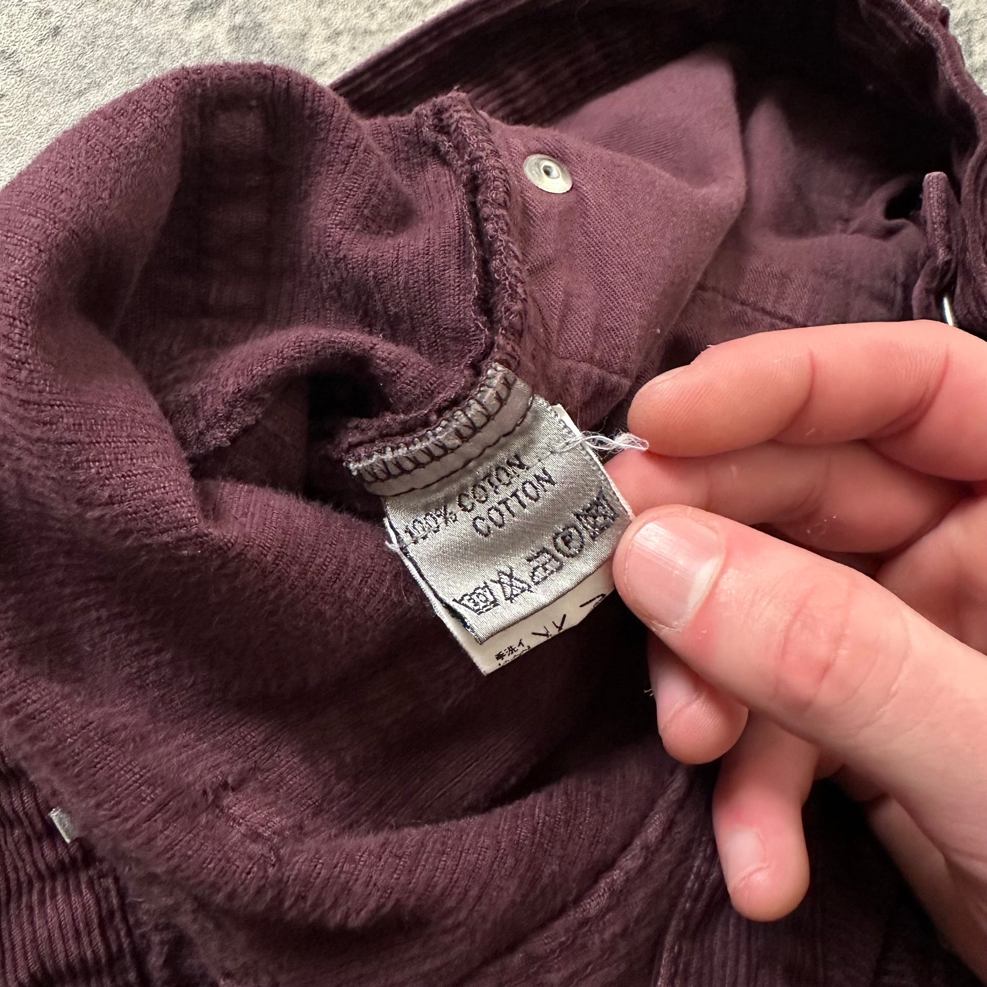 AW05 'In the Morning' Corduroy Bootcut Pants  Pants 269archive