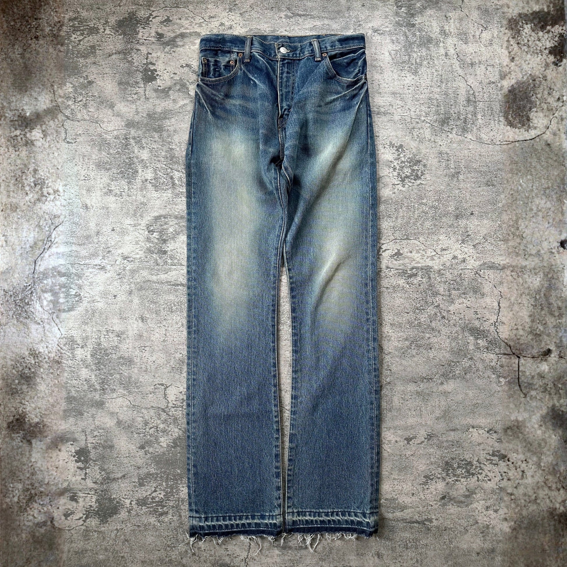 Levi’s ‘Unhemmed’ 517 Bootcut Denim   269archive