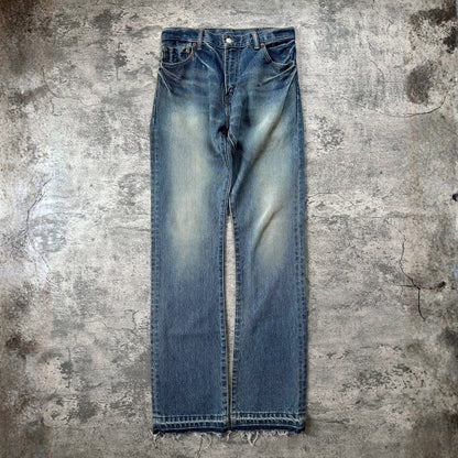 Levi’s ‘Unhemmed’ 517 Bootcut Denim   269archive