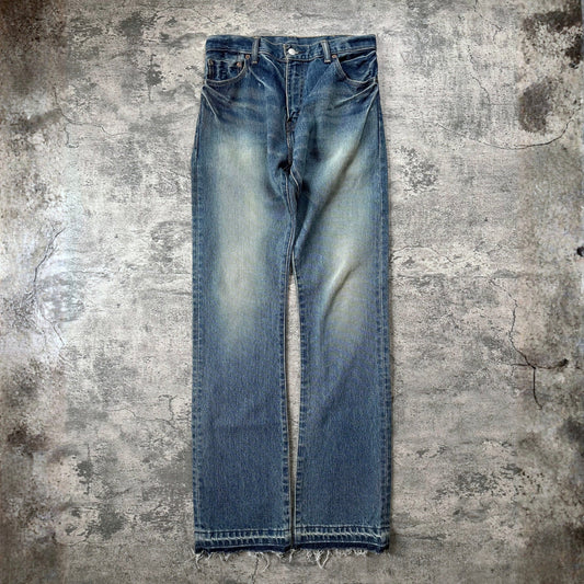 Levi’s ‘Unhemmed’ 517 Bootcut Denim   269archive