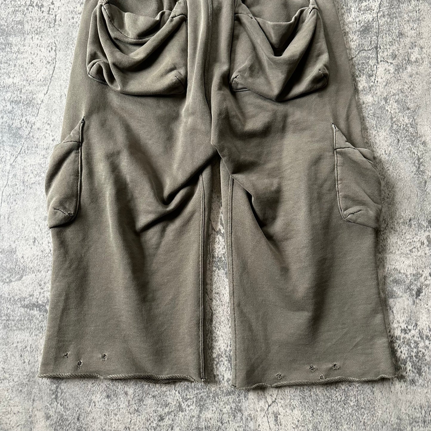 SS05 “Nightcrawler” Distressed Cargo Capri Shorts  Pants 269archive