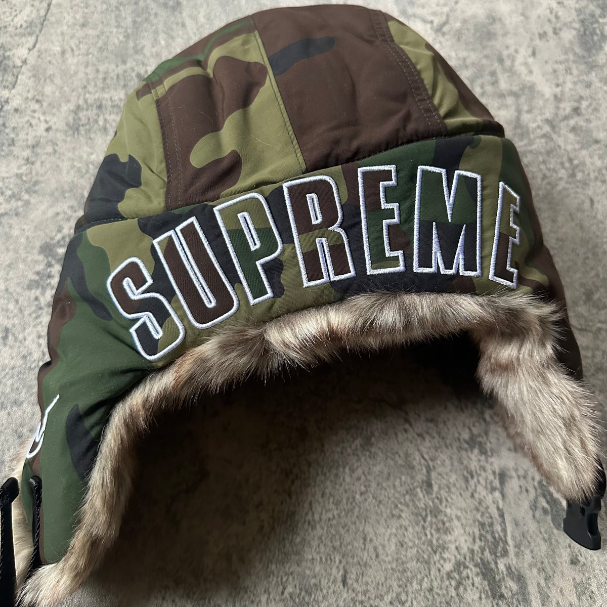 FW26 Camo Trooper Hat   269archive