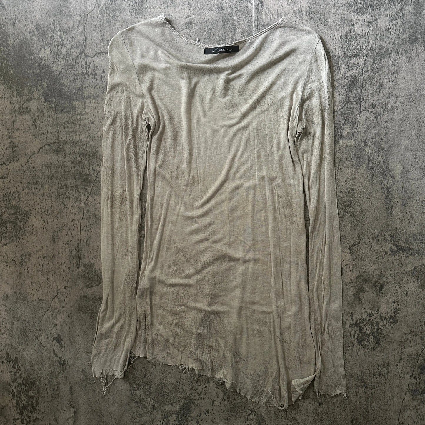 14th Addiction “Distressed Snakeskin” Long Sleeve - 269archive