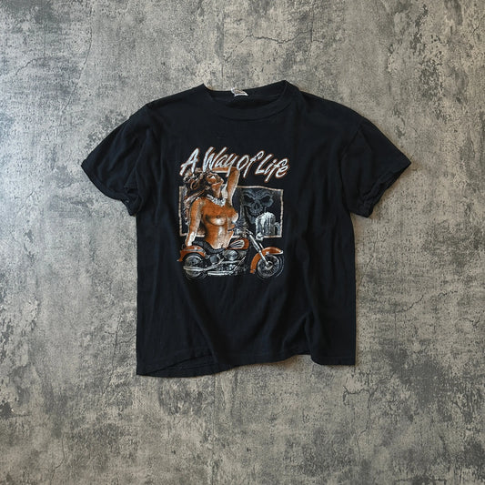1980s Thrashed “A Way of Life” Biker Tee - 269archive