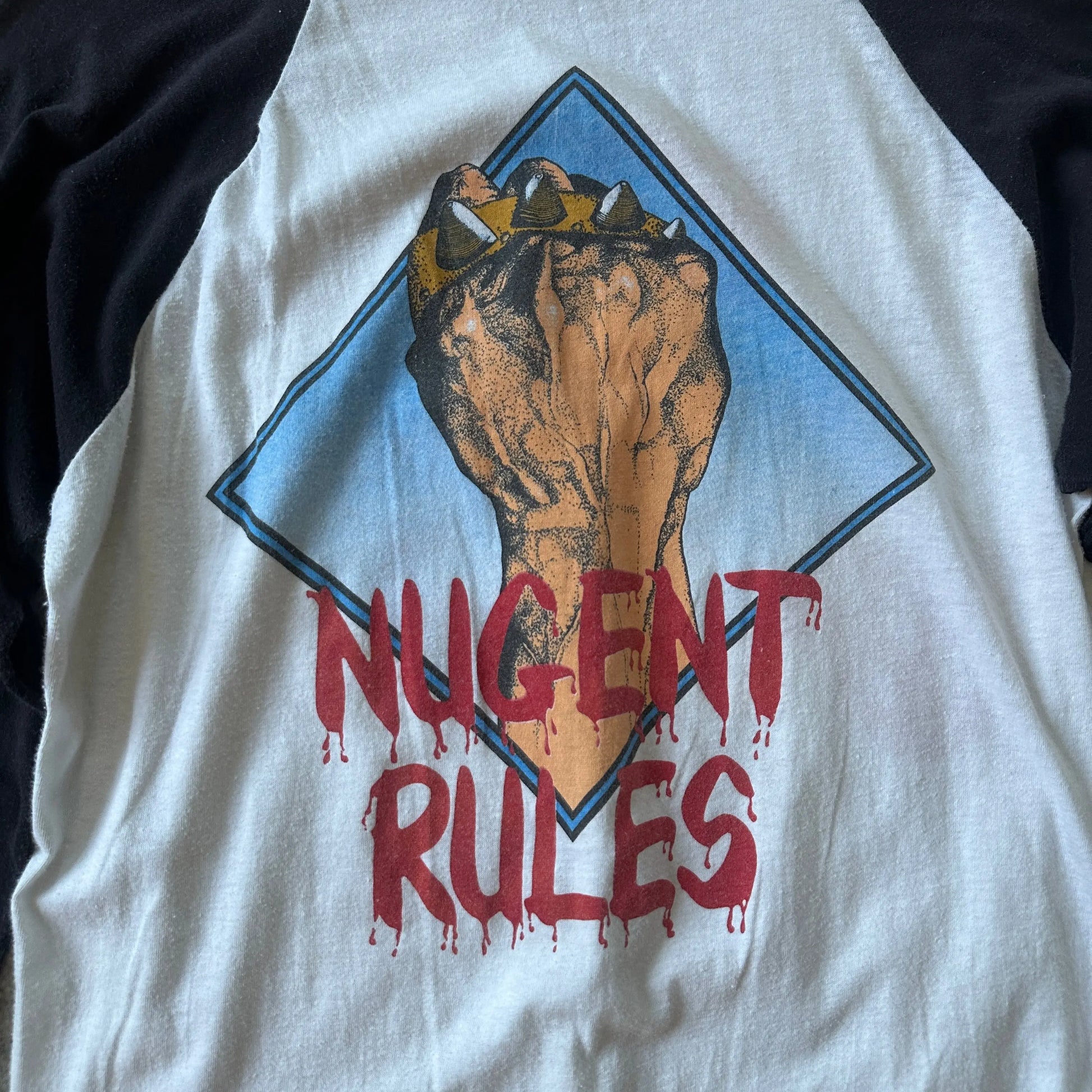 1982 Ted Nugent “Nugent Rules” 3/4 Sleeve Shirt - 269archive