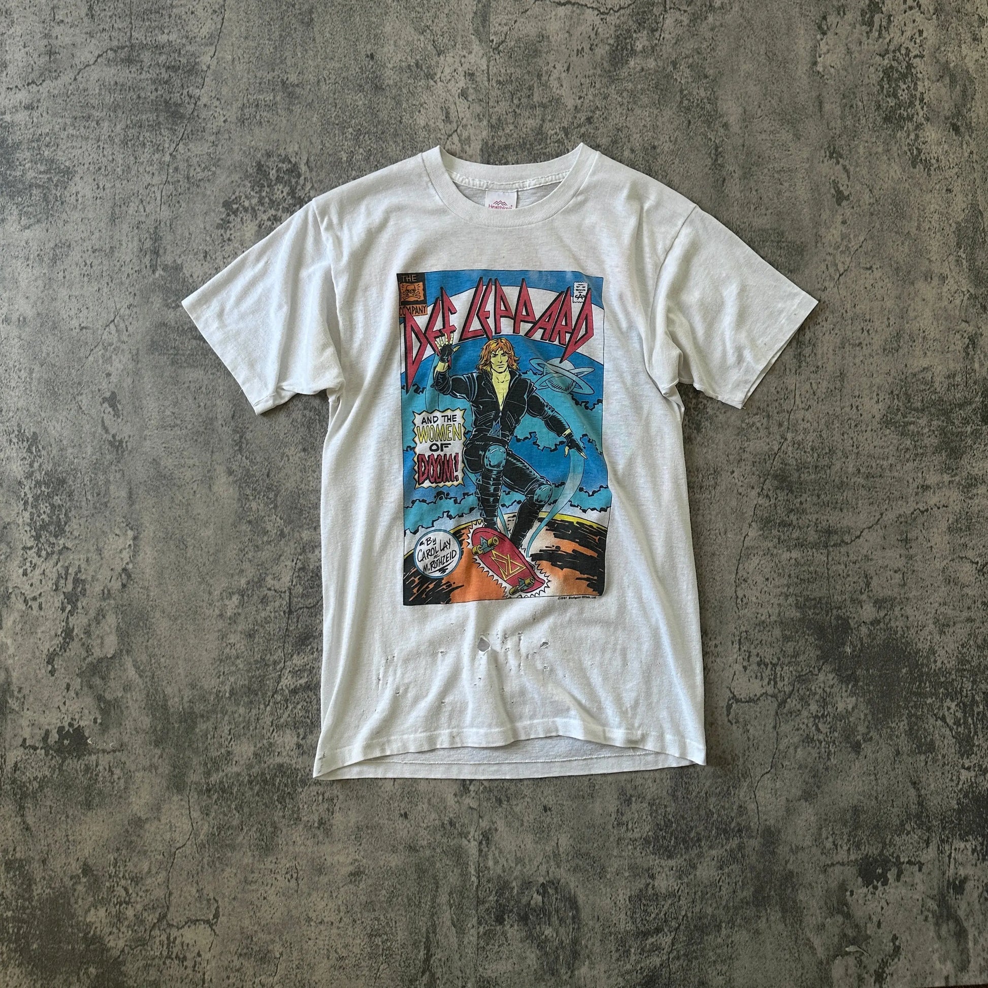 1987 Def Leppard “Comic” Hysteria Tour Tee - 269archive
