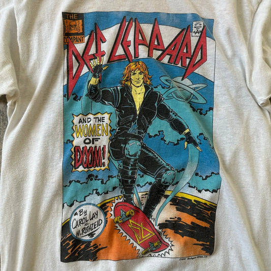 1987 Def Leppard “Comic” Hysteria Tour Tee - 269archive