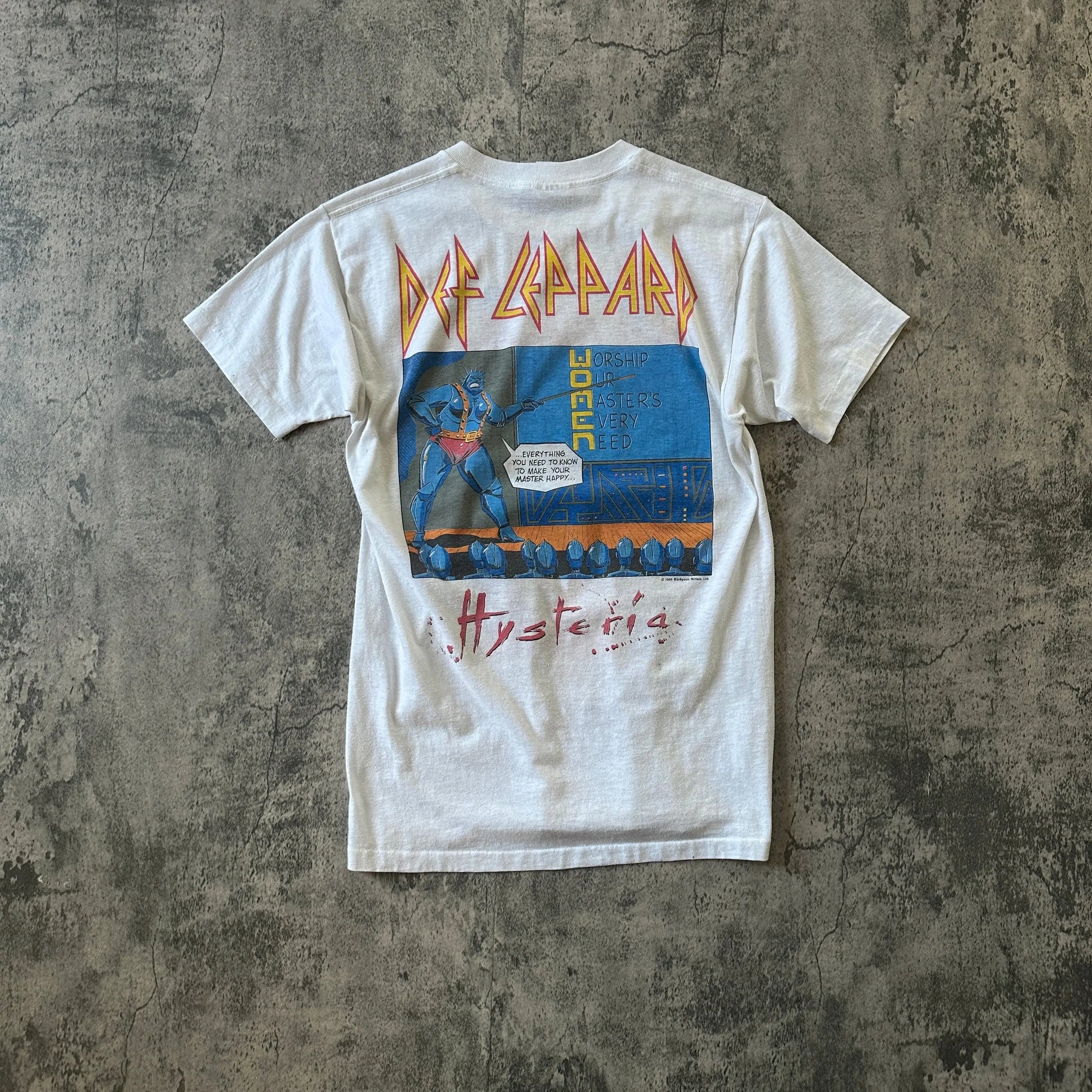 1987 Def Leppard “Comic” Hysteria Tour Tee - 269archive