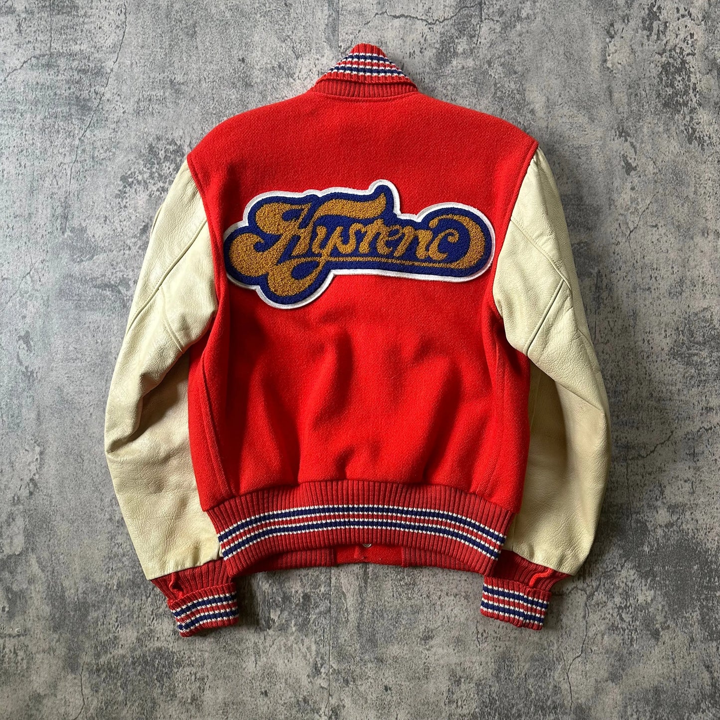 1990s Hysteric Glamour “666” Leather Varsity Jacket - 269archive