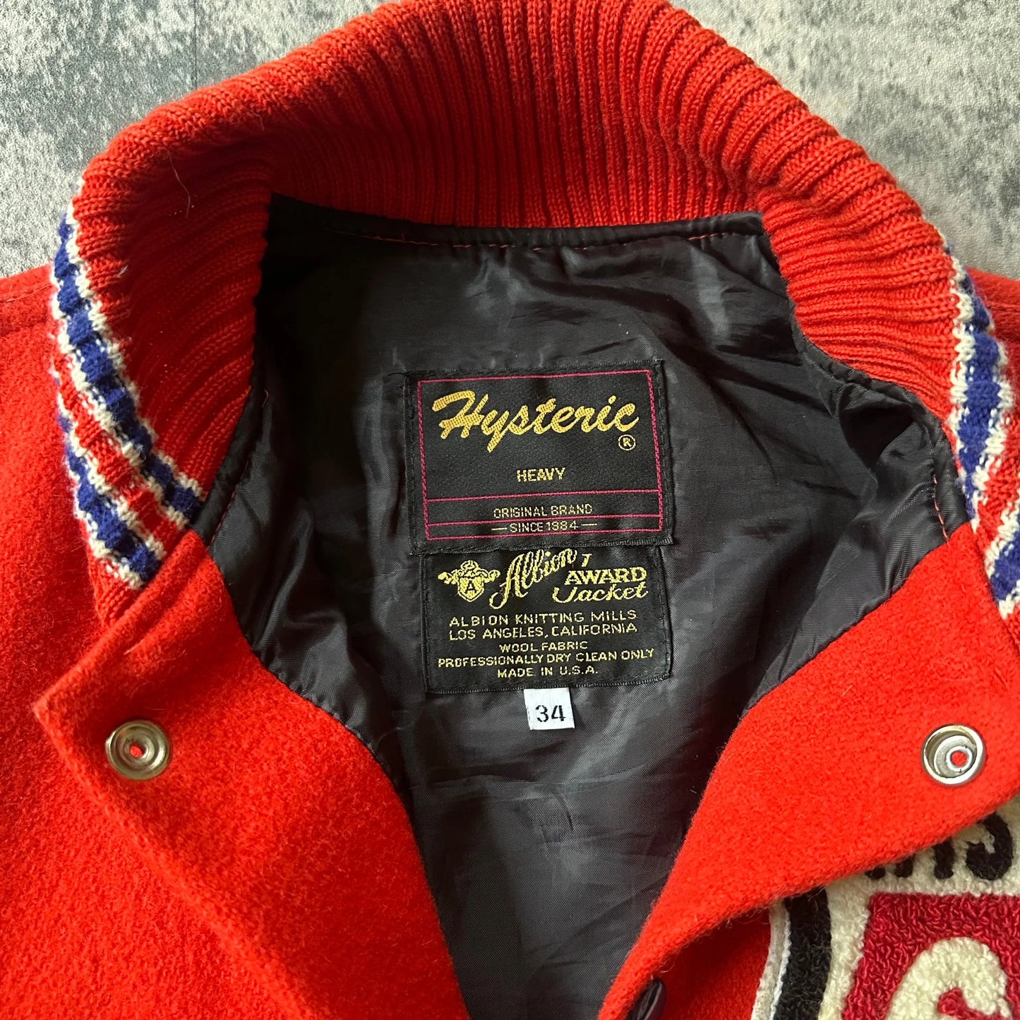 1990s Hysteric Glamour “666” Leather Varsity Jacket - 269archive