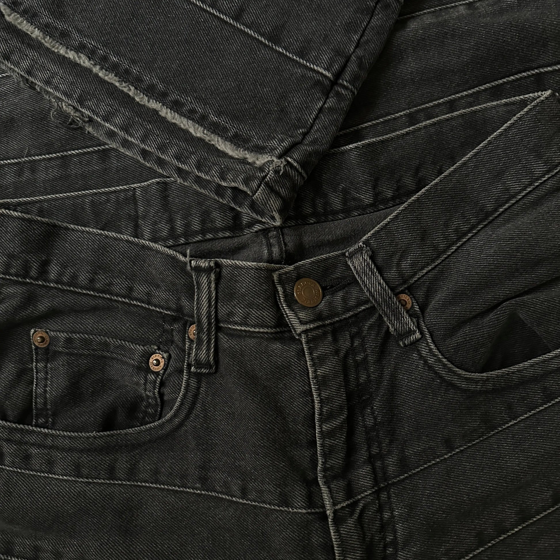 1990s Hysteric Glamour “Thrashed” Hagi Denim - 269archive
