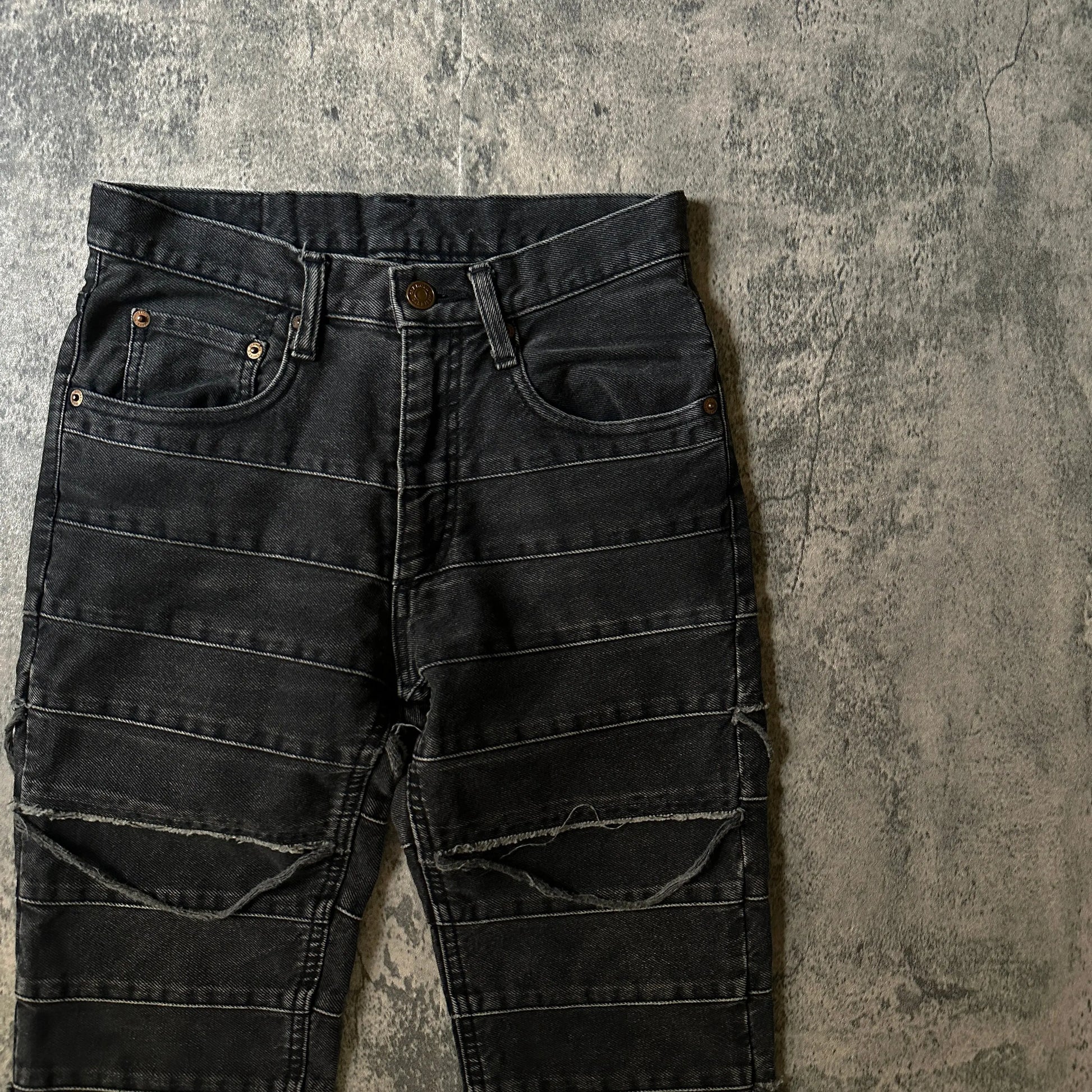 1990s Hysteric Glamour “Thrashed” Hagi Denim - 269archive