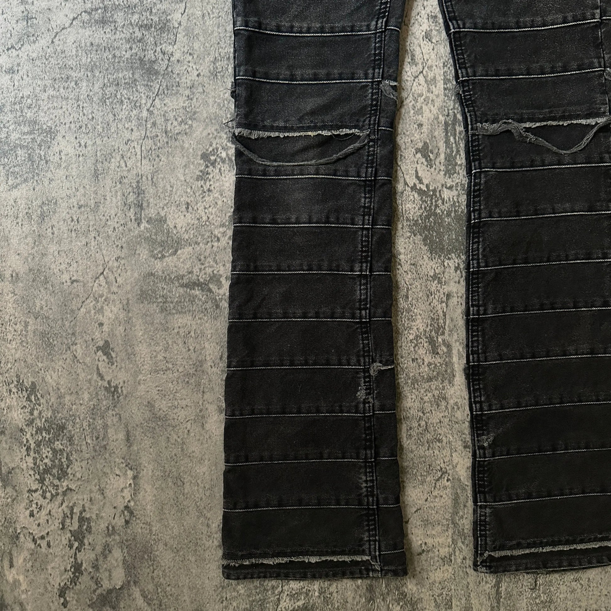 1990s Hysteric Glamour “Thrashed” Hagi Denim - 269archive