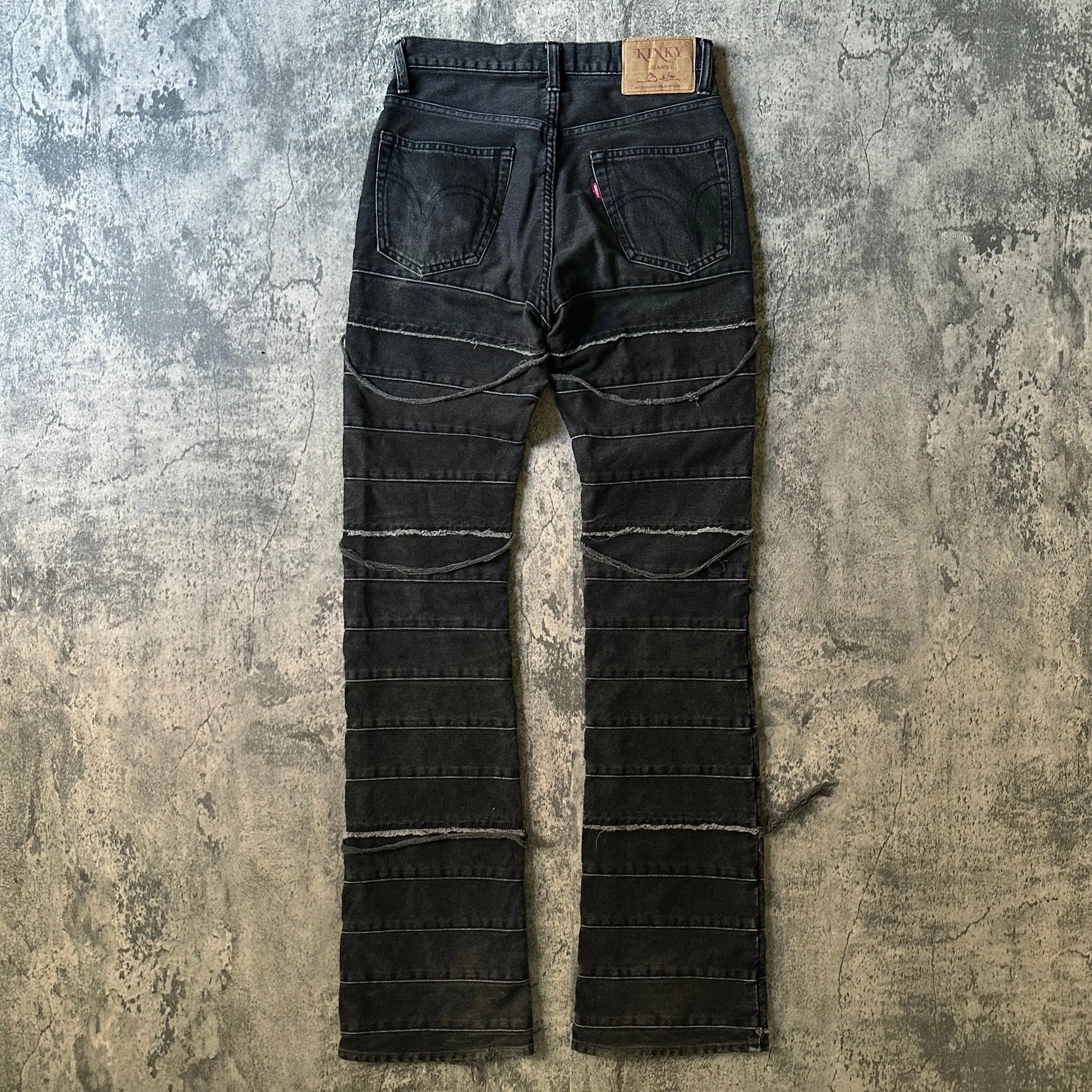 1990s Hysteric Glamour “Thrashed” Hagi Denim - 269archive