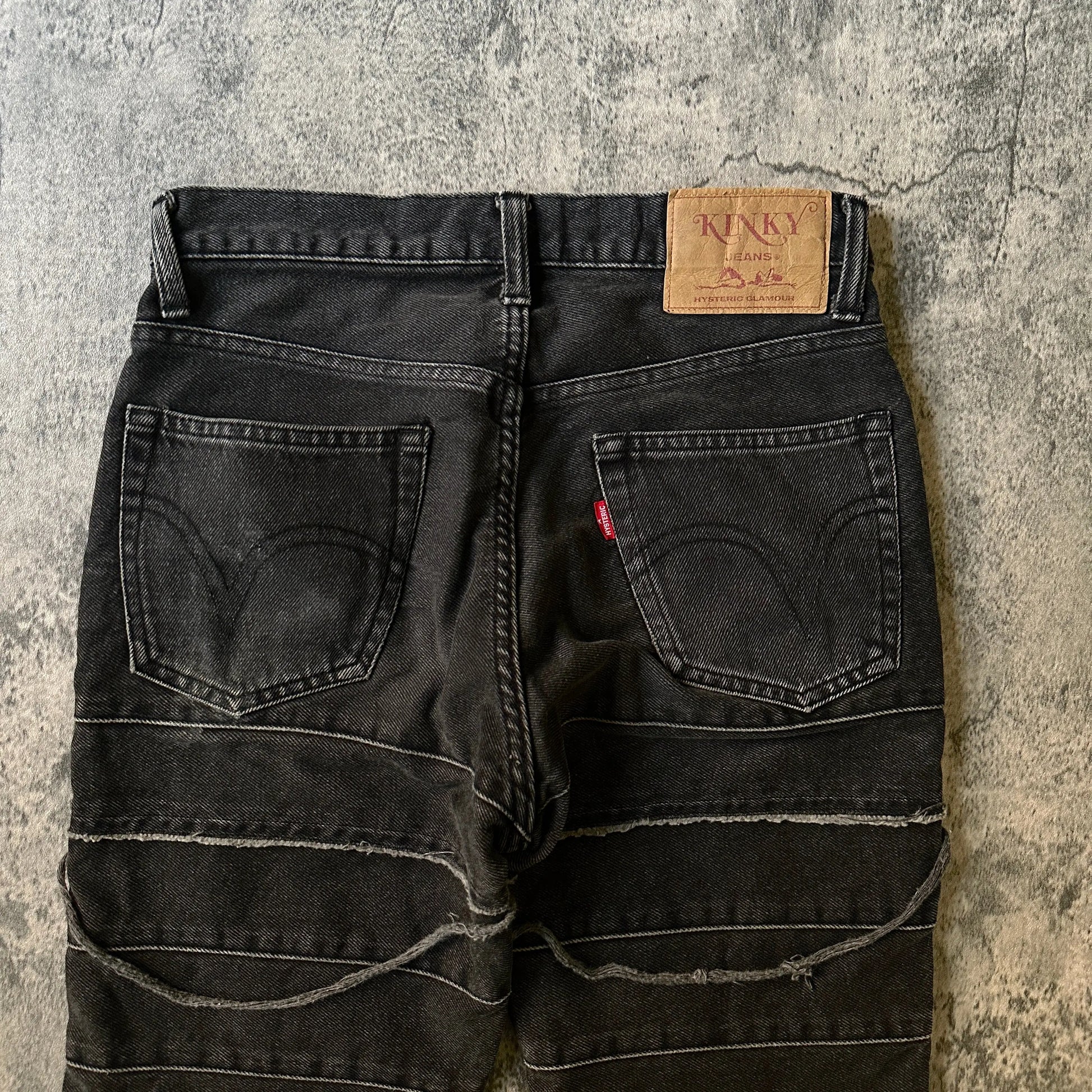 1990s Hysteric Glamour “Thrashed” Hagi Denim - 269archive