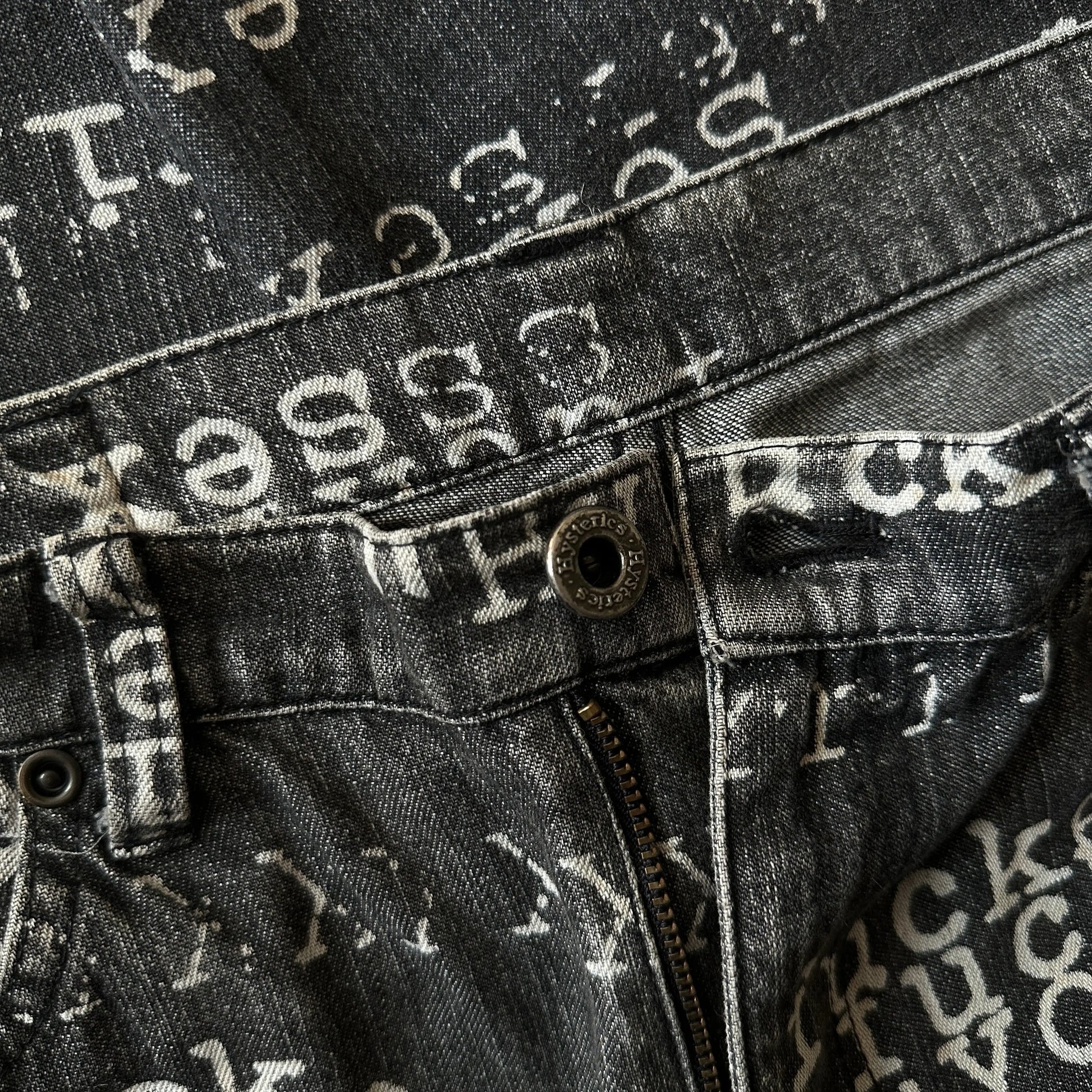 1990s Hysteric Glamour “Typewriter” Denim - 269archive
