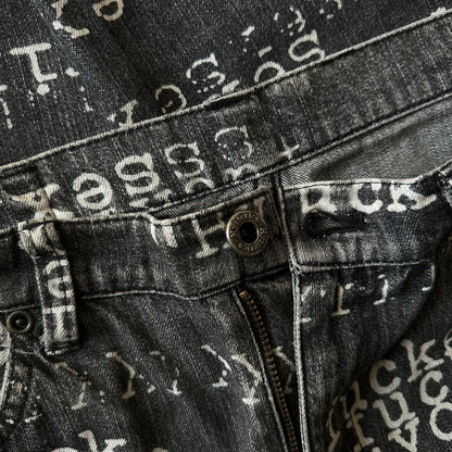1990s Hysteric Glamour “Typewriter” Denim - 269archive