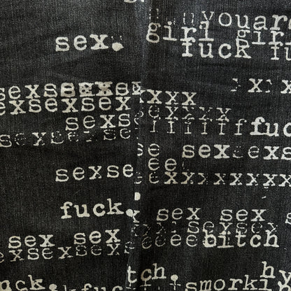 1990s Hysteric Glamour “Typewriter” Denim - 269archive