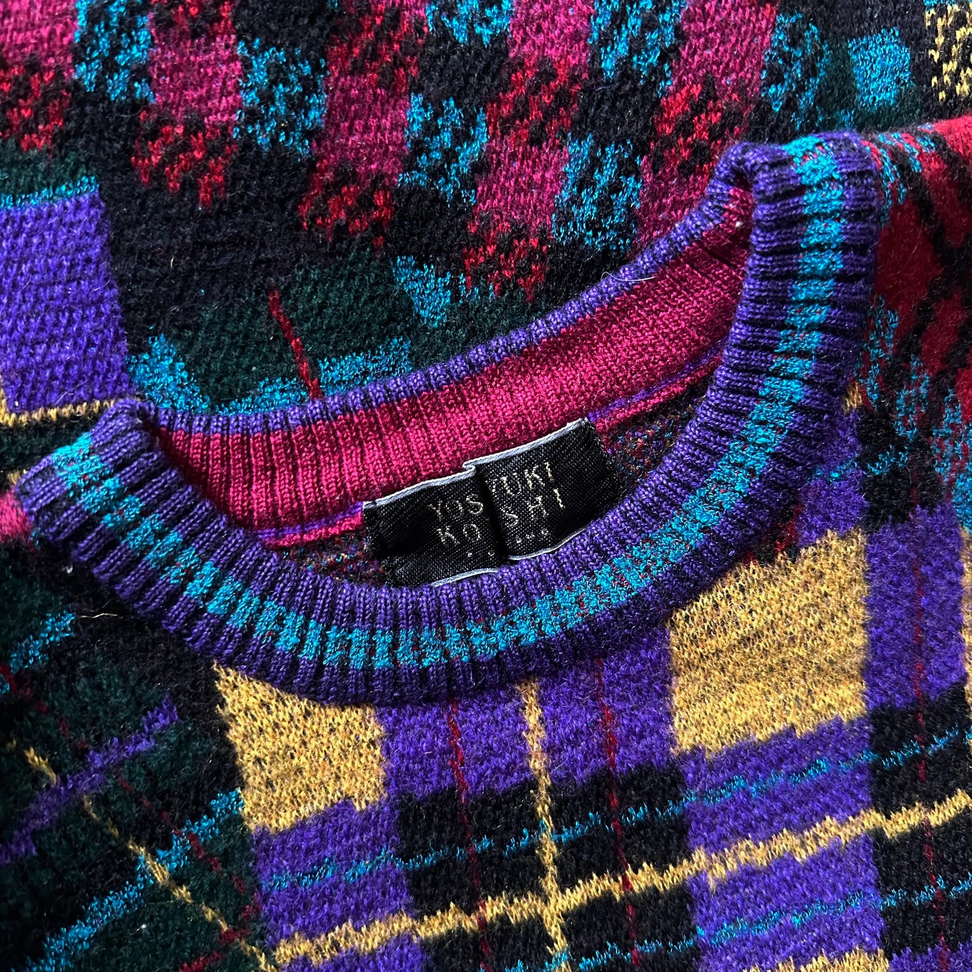 1990s Yoshiyuki Konishi Patchwork Knitted Sweater - 269archive