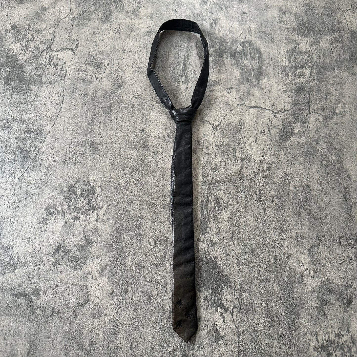 AW06 ‘Guru Guru’ Insect Leather Tie