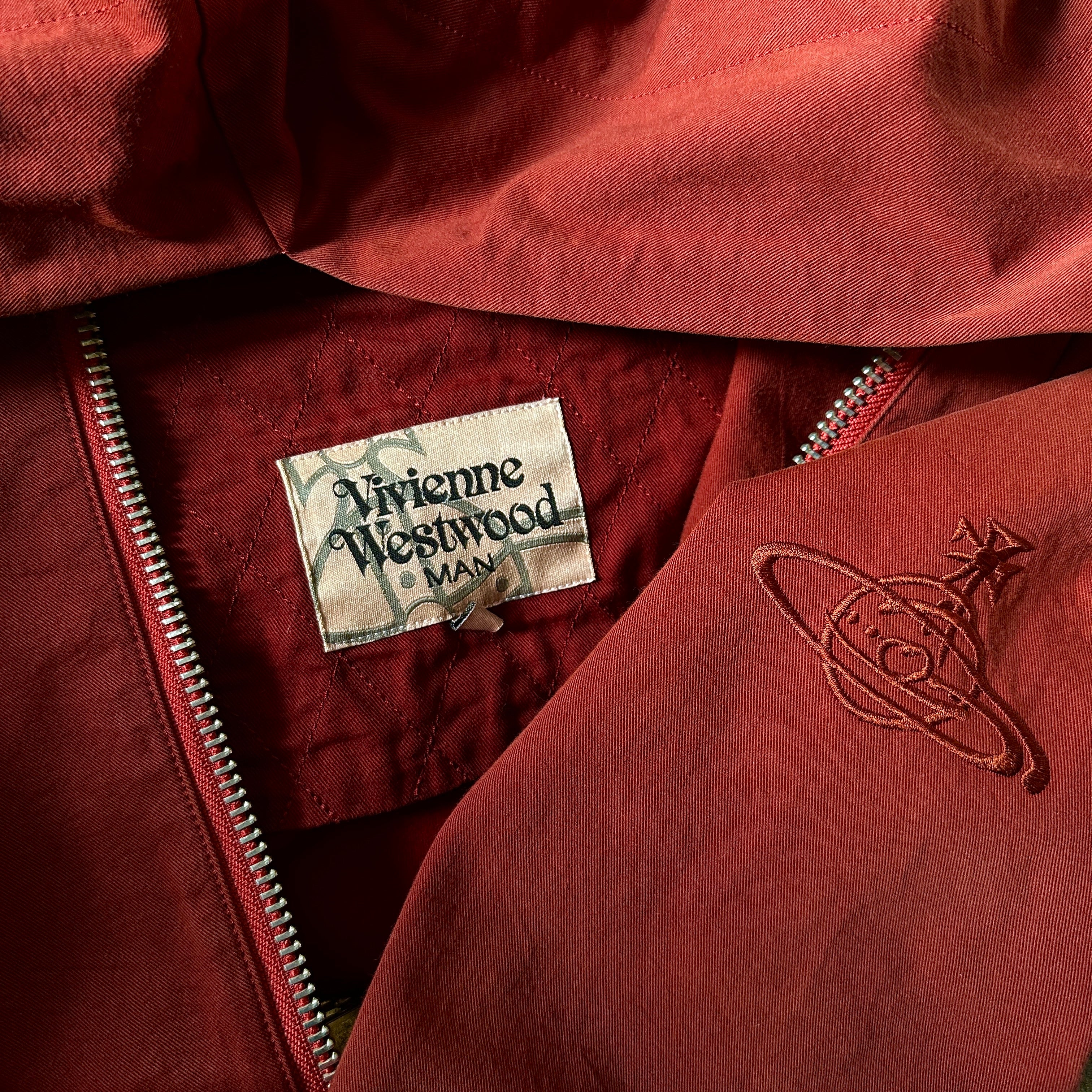 Vivienne Westwood MAN “Deformed Alien” Oversized Zip-Up Jacket