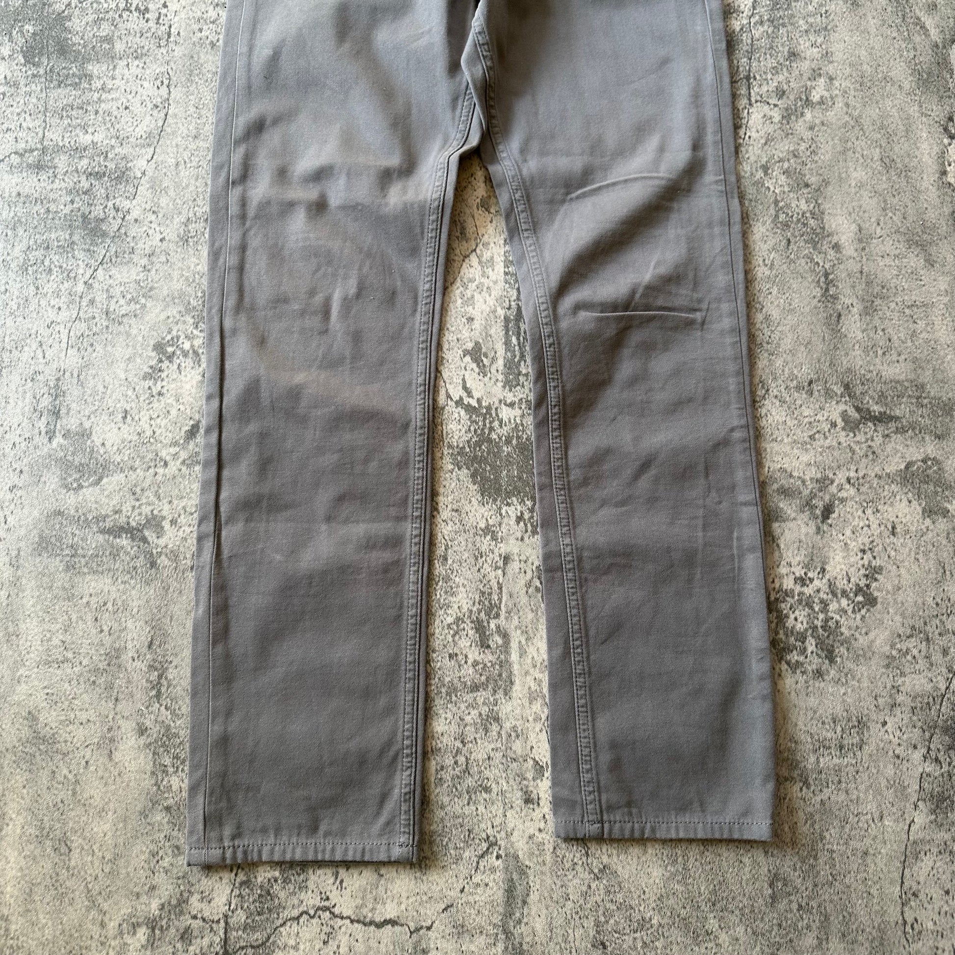 AW15 Grey Cotton Shell Tapered Pants  Pants 269archive