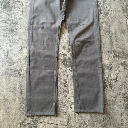 AW15 Grey Cotton Shell Tapered Pants  Pants 269archive