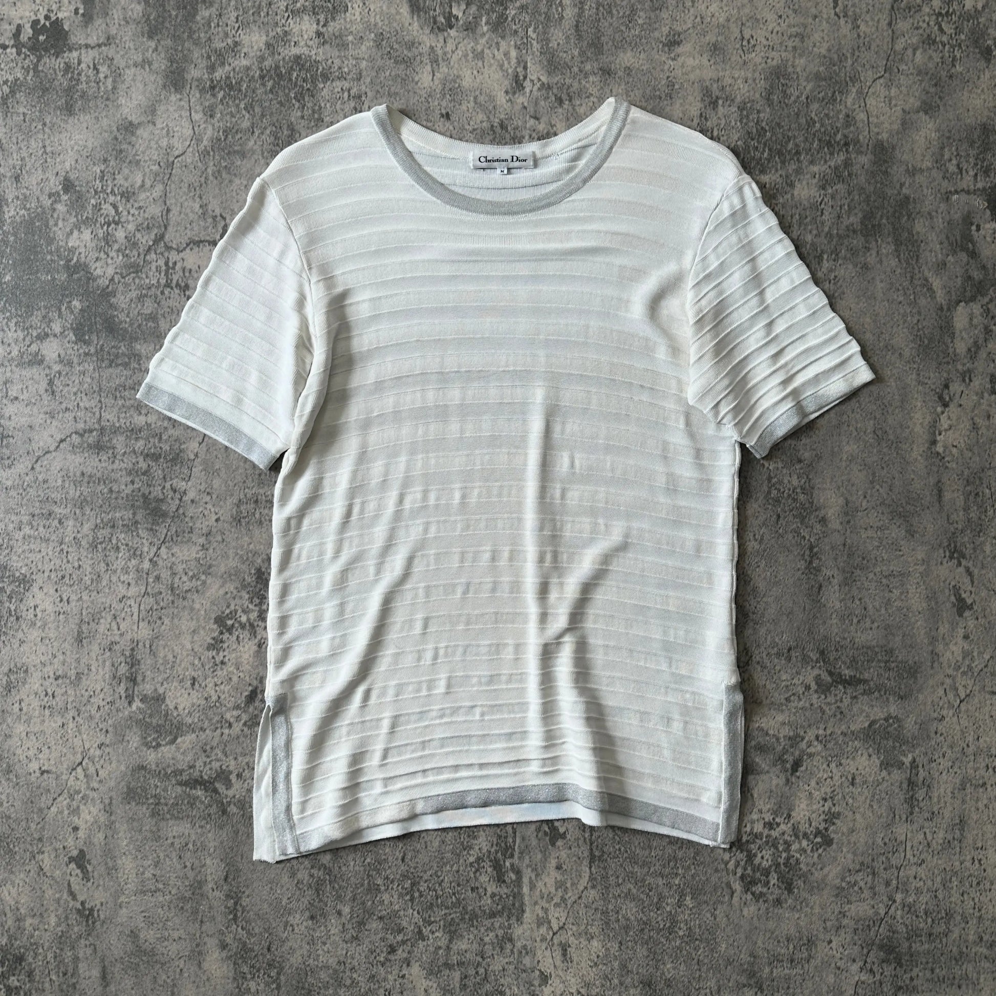 2000s Christian Dior “Textured Knit” Tee - 269archive