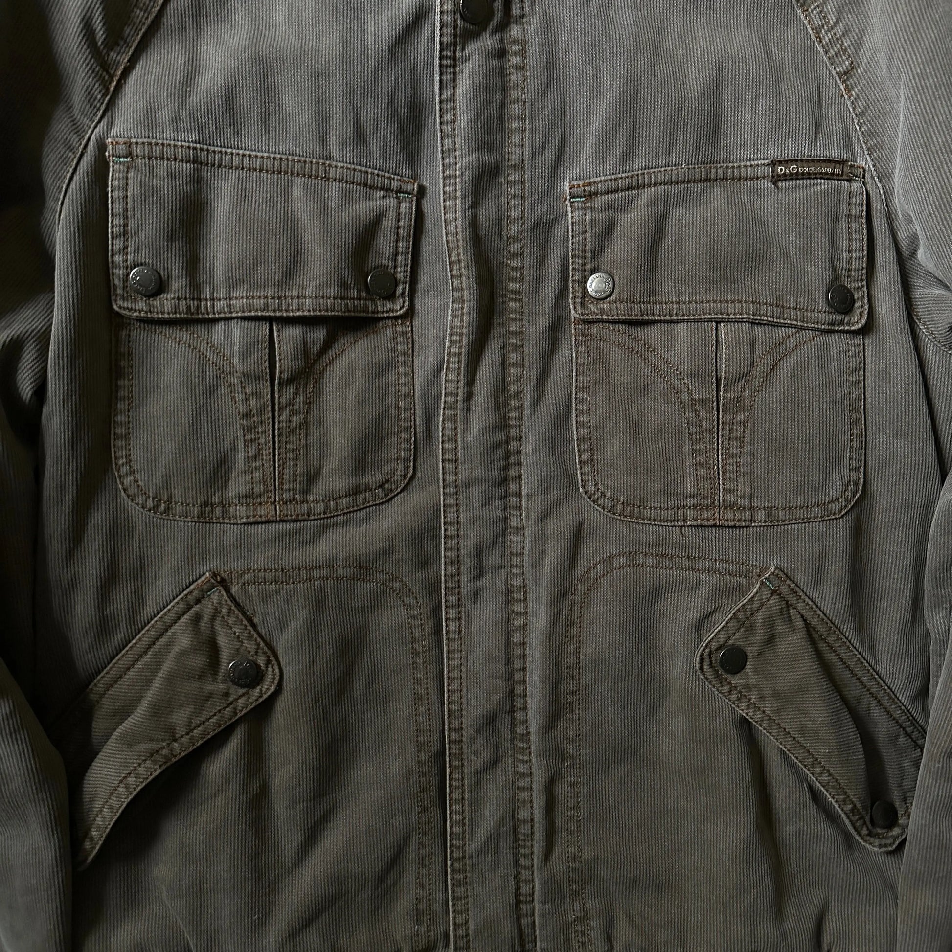 2000s Dolce & Gabbana Multi-Pocket Corduroy Jacket - 269archive