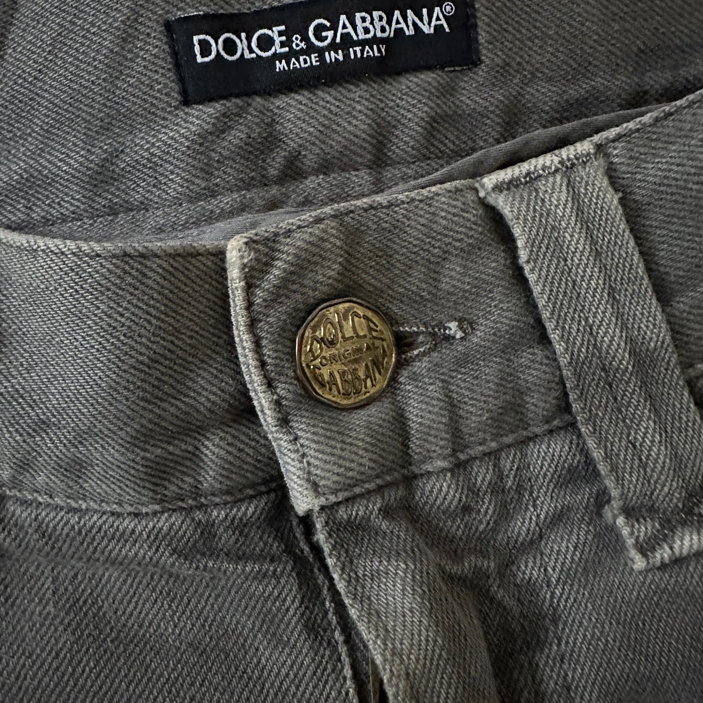 2000s Dolce & Gabbana Olive Bootcut Denim - 269archive
