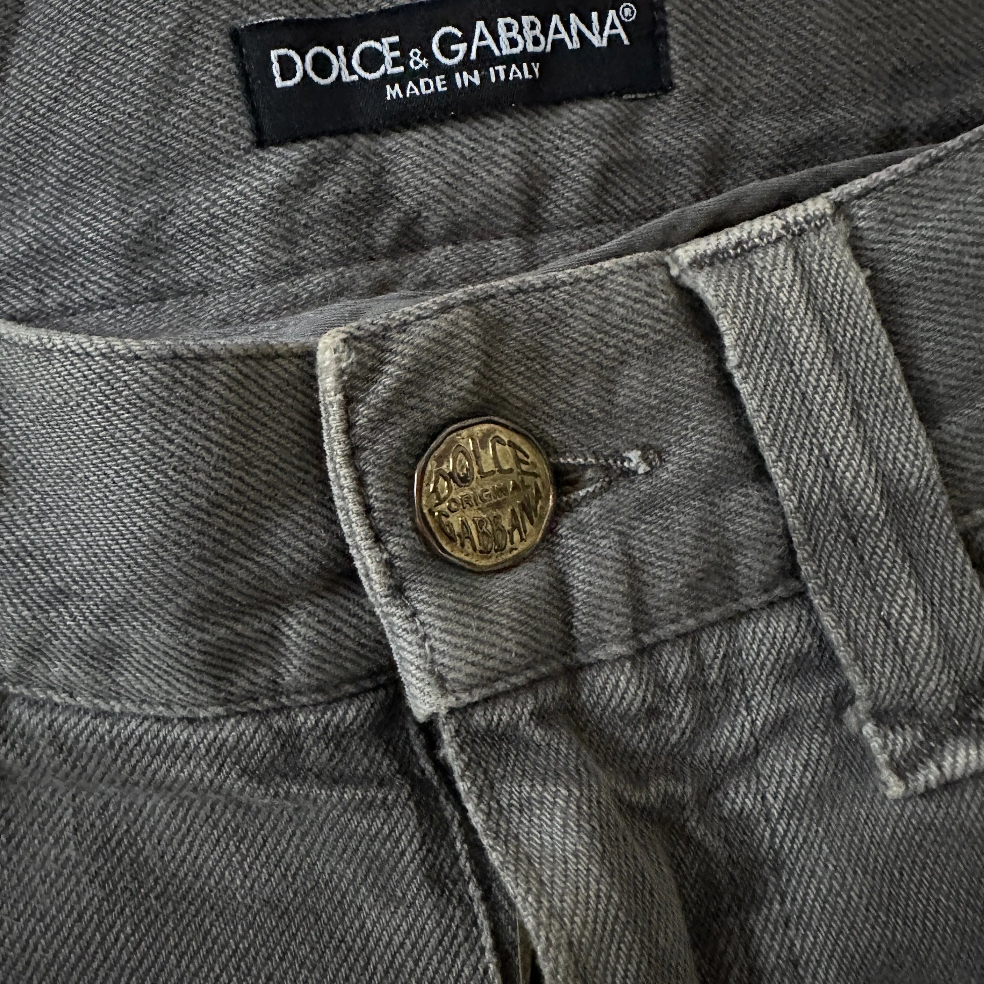 2000s Dolce & Gabbana Olive Bootcut Denim - 269archive