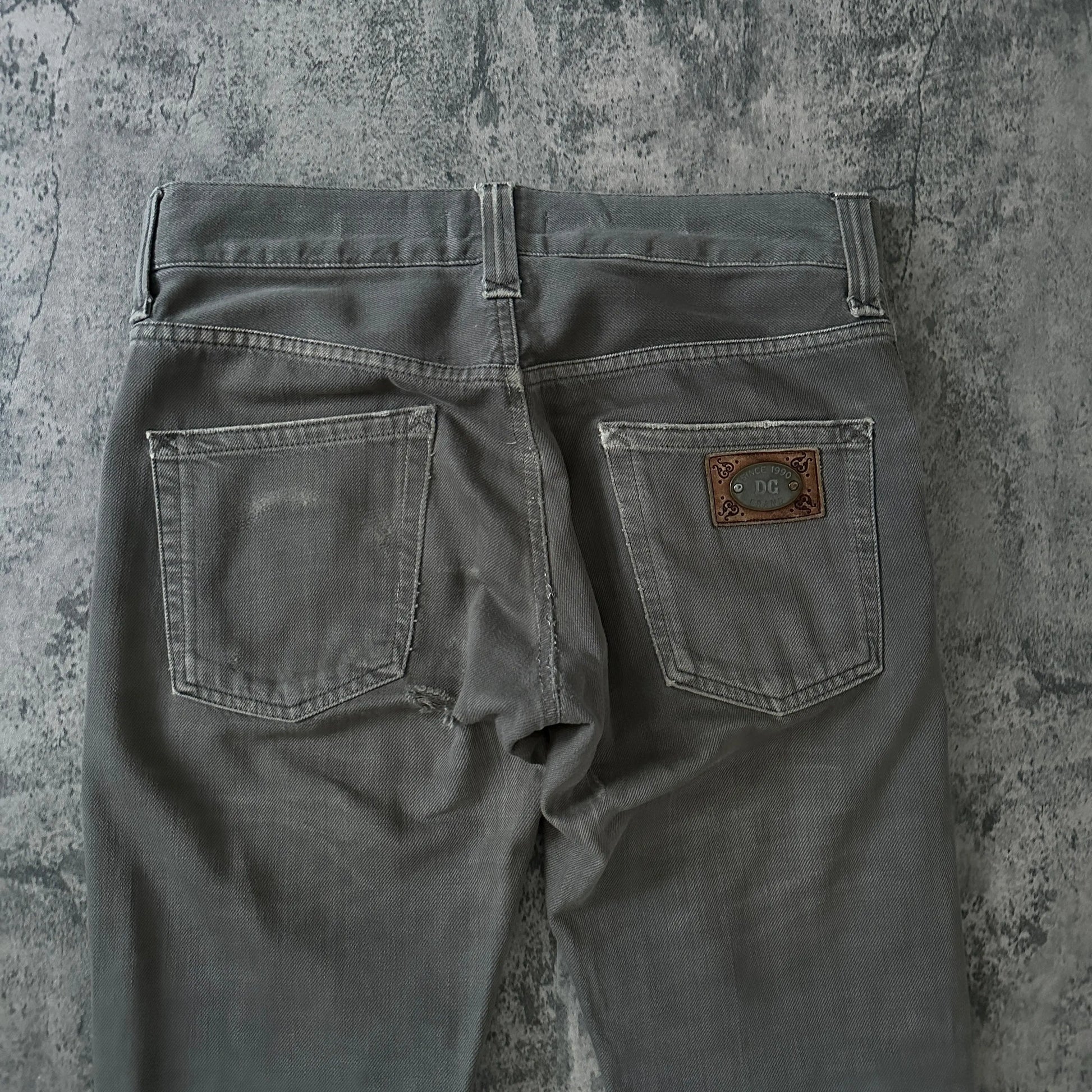 2000s Dolce & Gabbana Olive Bootcut Denim - 269archive