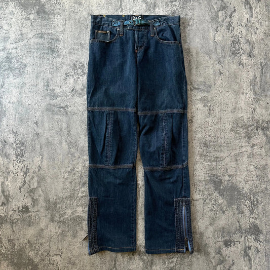 2000s Dolce & Gabbana “Belted” Bootcut Denim - 269archive