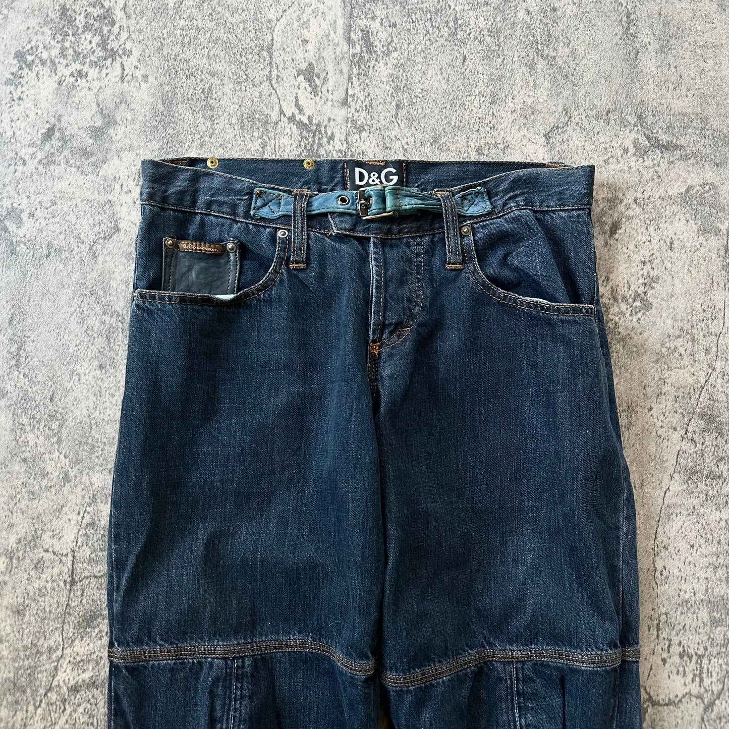 2000s Dolce & Gabbana “Belted” Bootcut Denim - 269archive