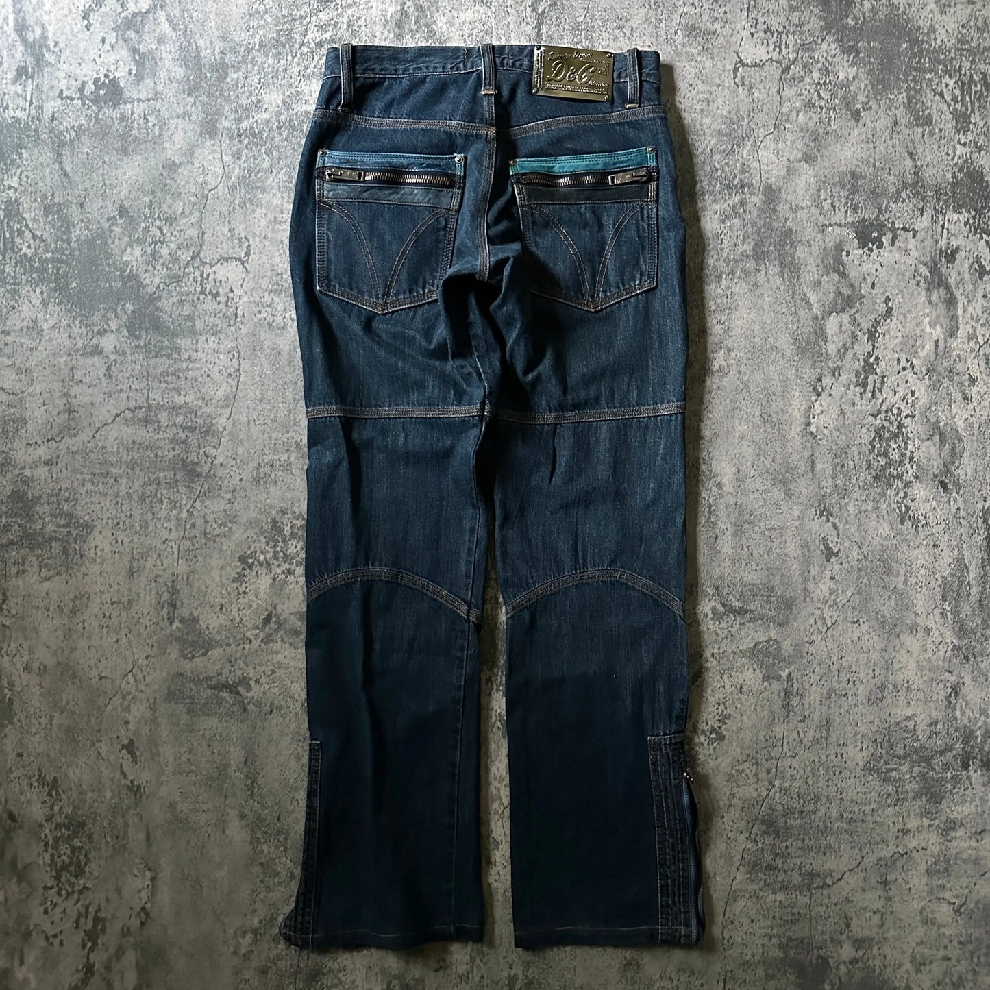 2000s Dolce & Gabbana “Belted” Bootcut Denim - 269archive