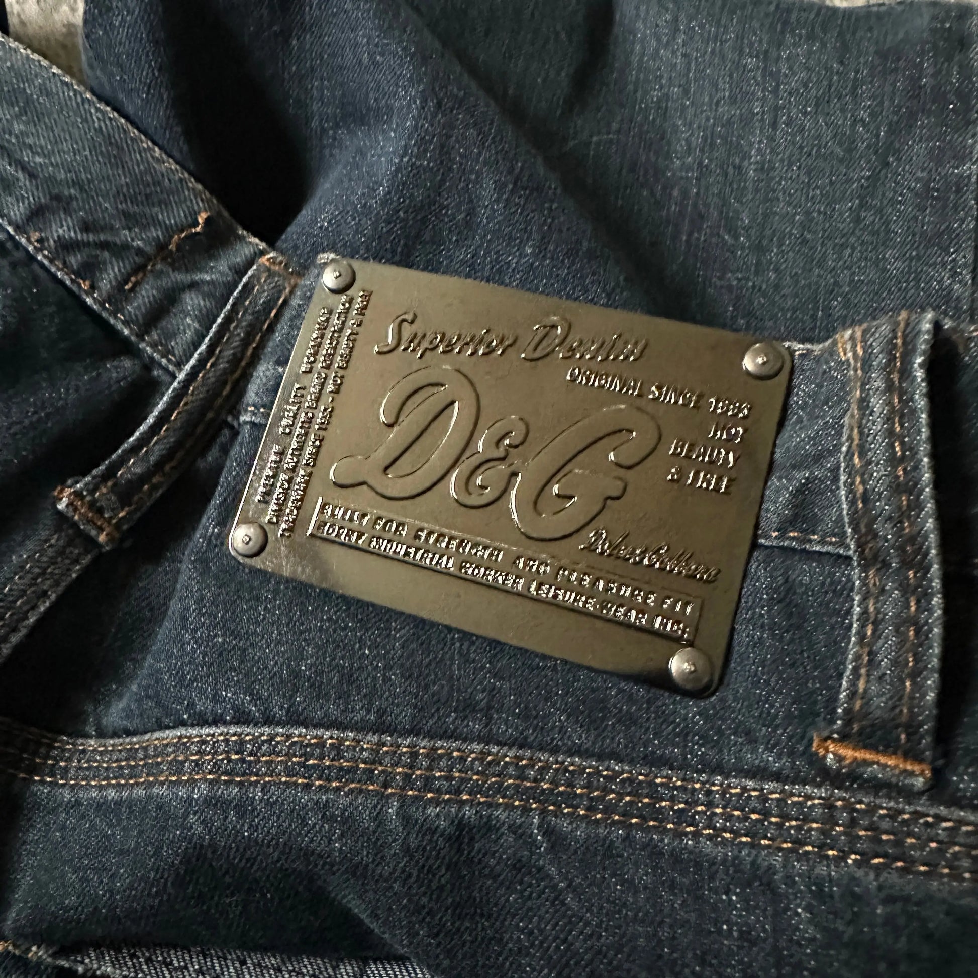 2000s Dolce & Gabbana “Belted” Bootcut Denim - 269archive