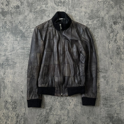 2000s Dolce & Gabbana “Patchwork” Leather Jacket - 269archive