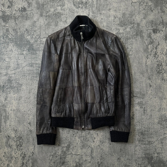 2000s Dolce & Gabbana “Patchwork” Leather Jacket - 269archive